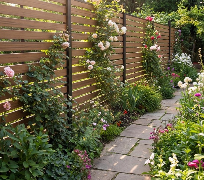 Open horizontal slats — Modular WPC