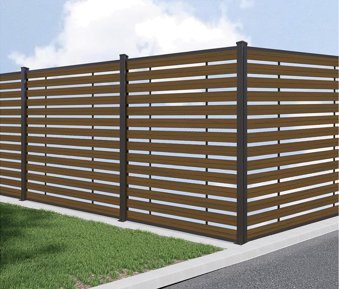 Slim horizontal lines — Modular WPC