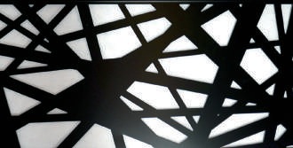 Picasso decorative fence insert